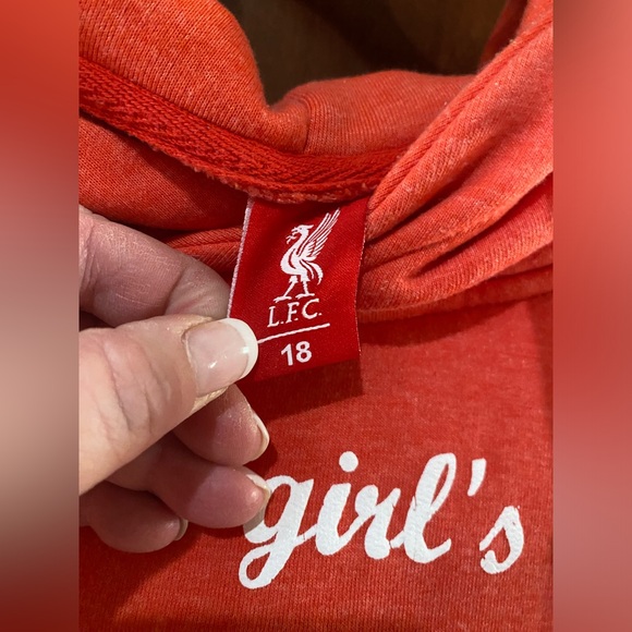 LF Vibrant Red Hoodie with Star Design - Picture 2 of 3